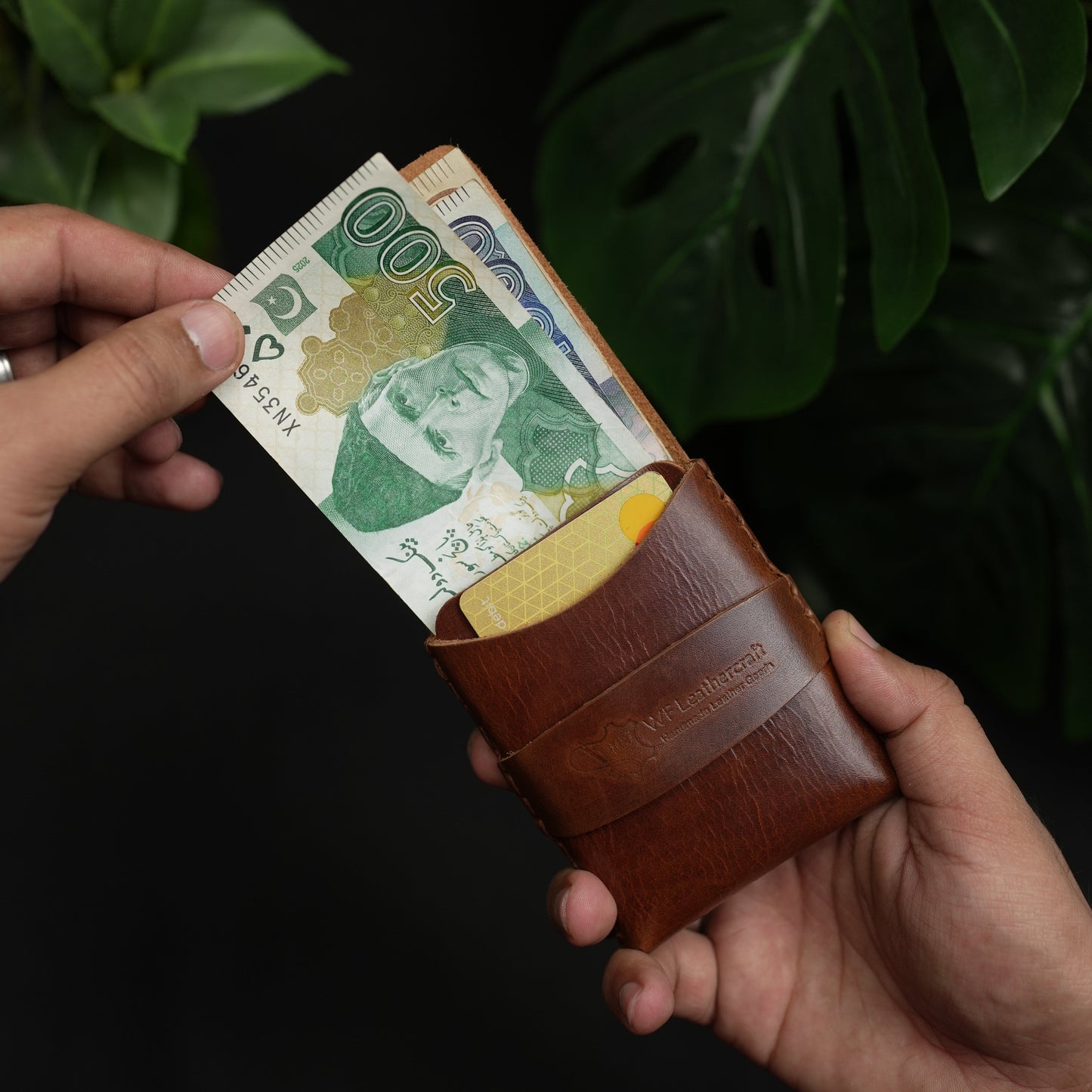 No. 101 All in one Card wallet Brown color