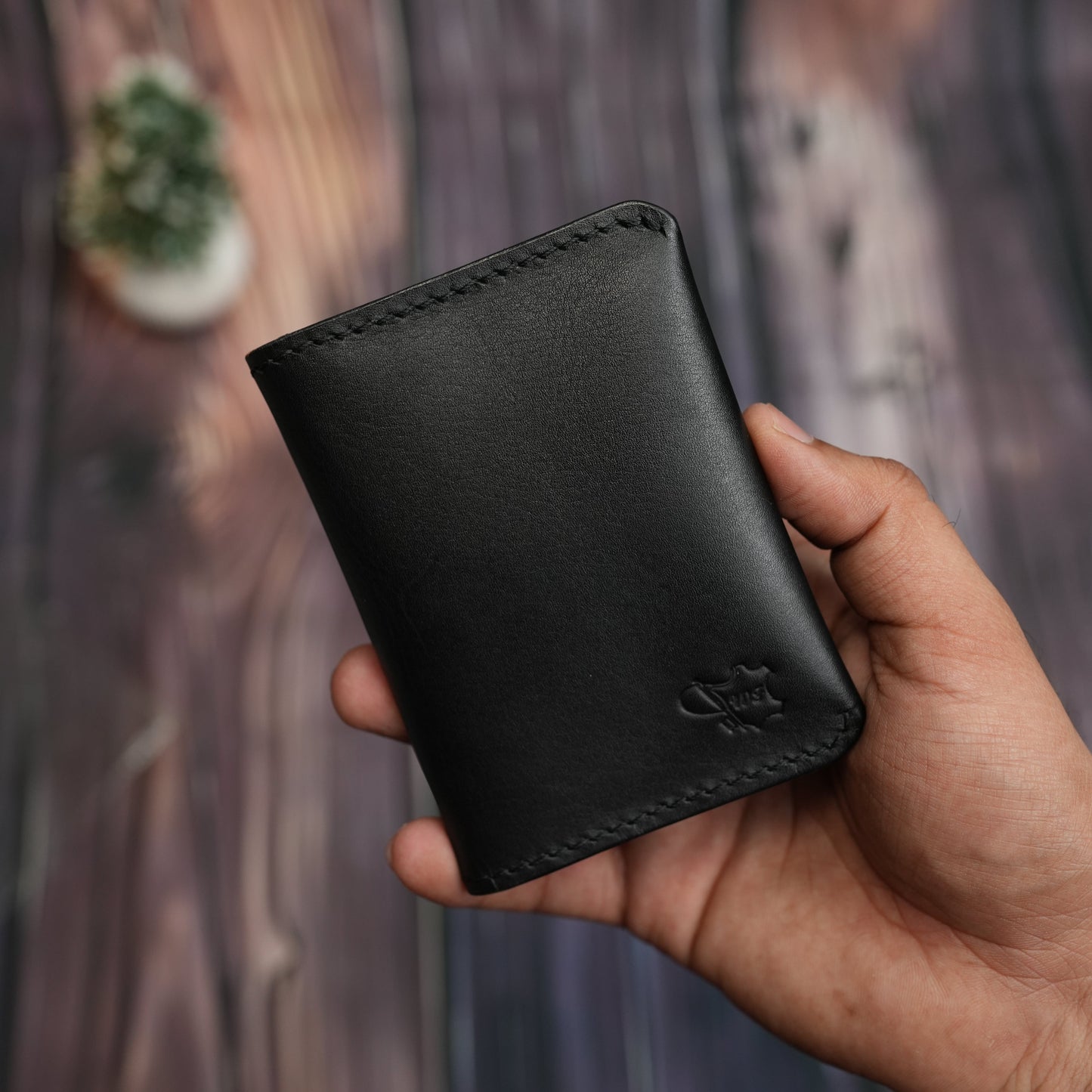 No. 85 Slim Ever Card Wallet ( Black color)