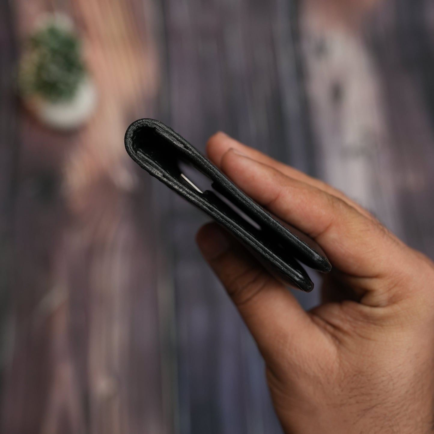 No. 85 Slim Ever Card Wallet ( Black color)