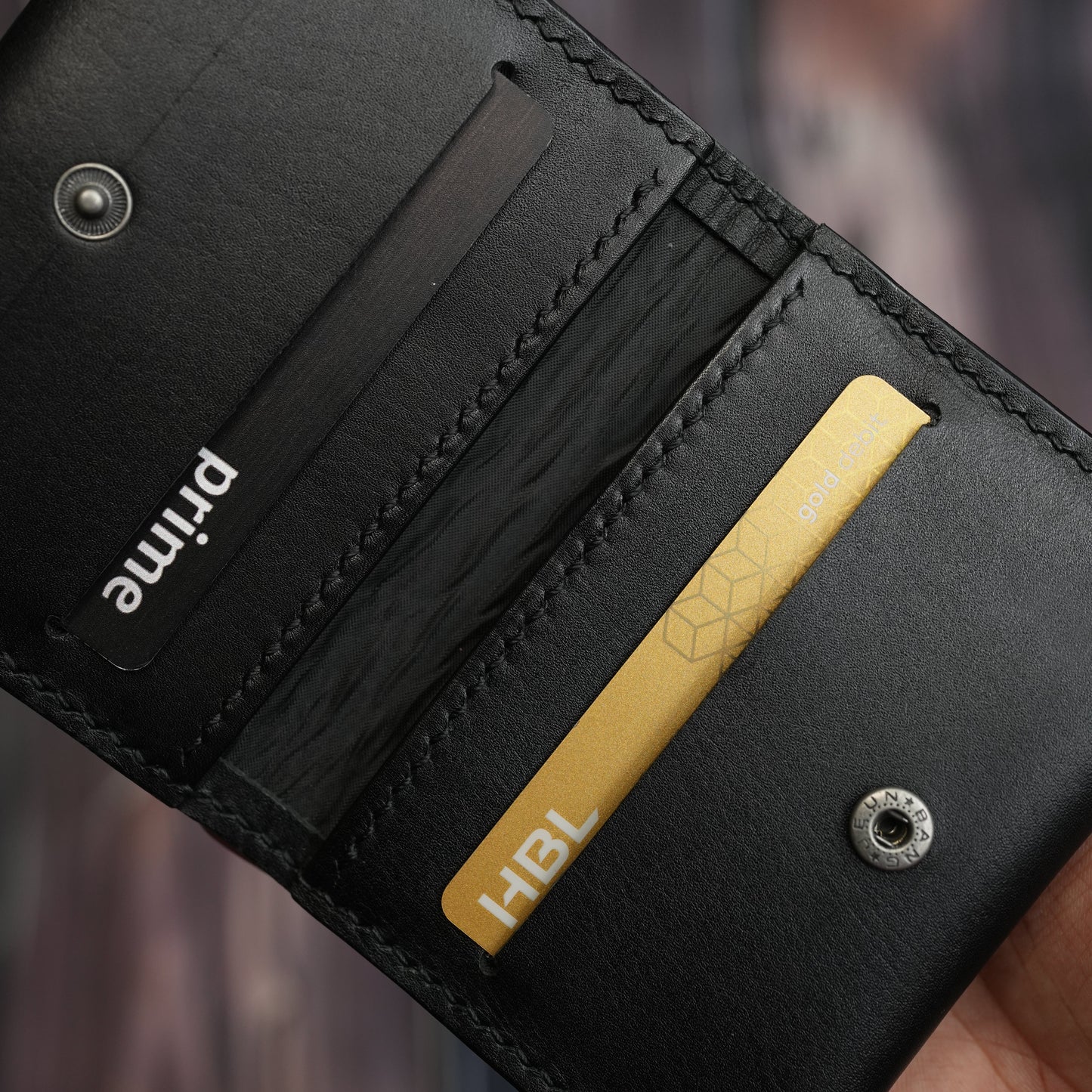 No. 85 Slim Ever Card Wallet ( Black color)