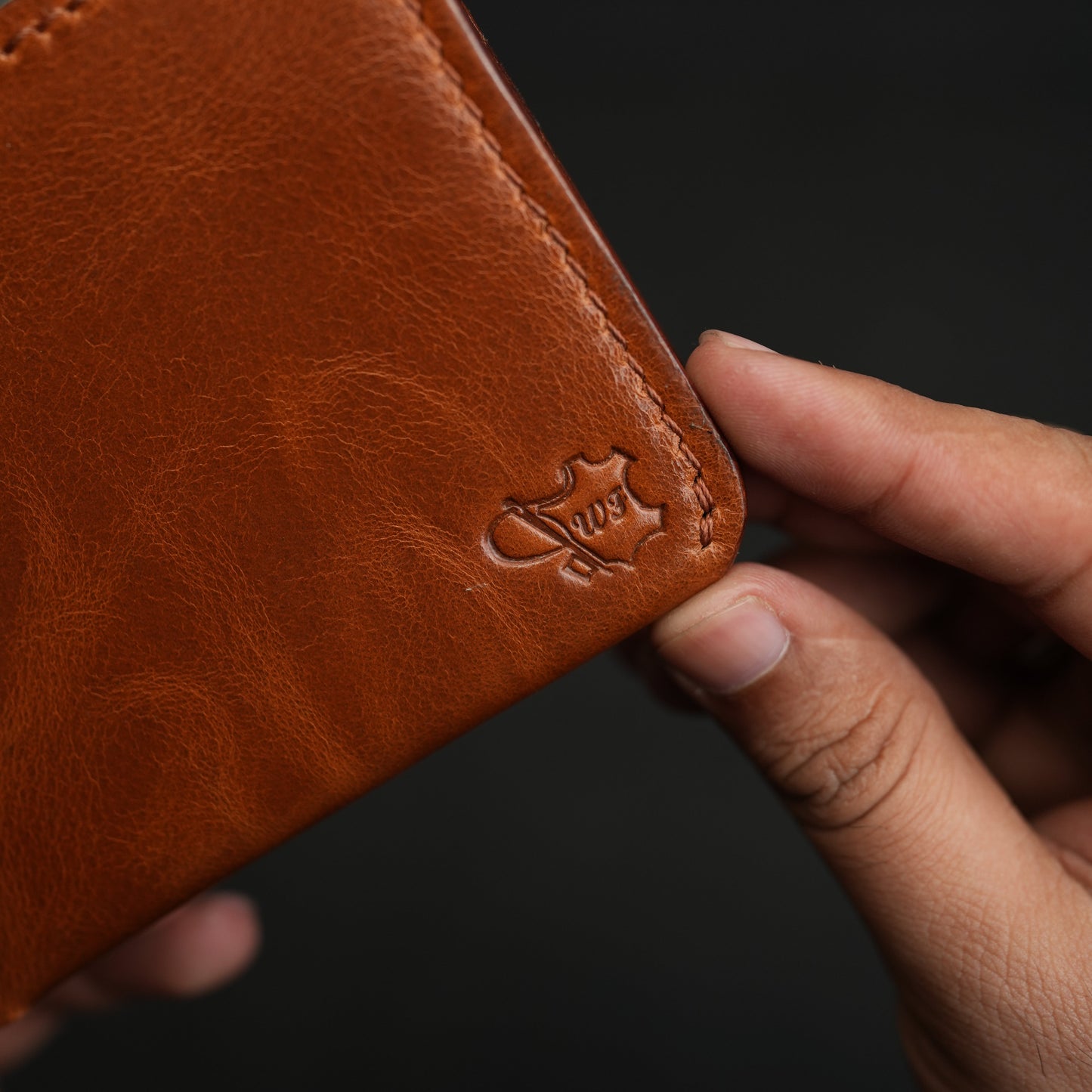 No. 81 classic full stitched bifold wallet Vintage Brown