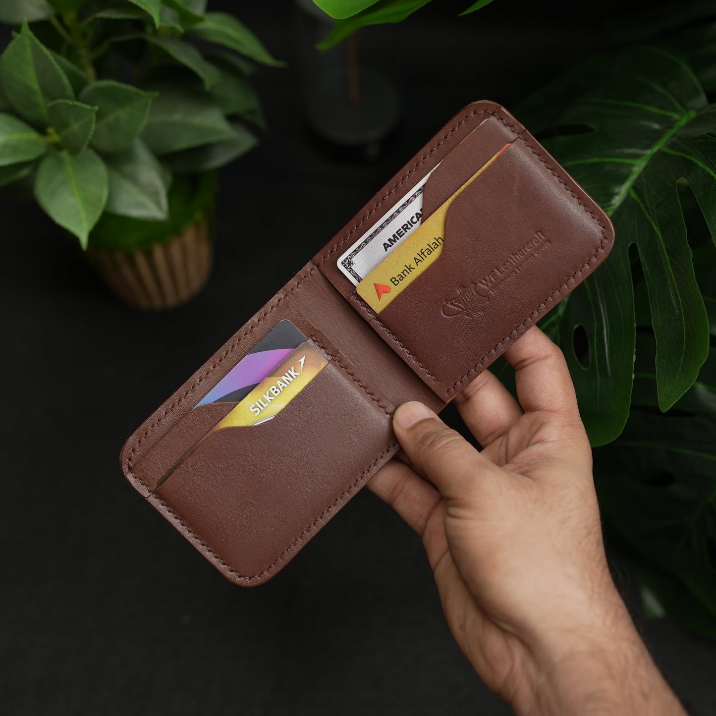 handmade leather wallets
