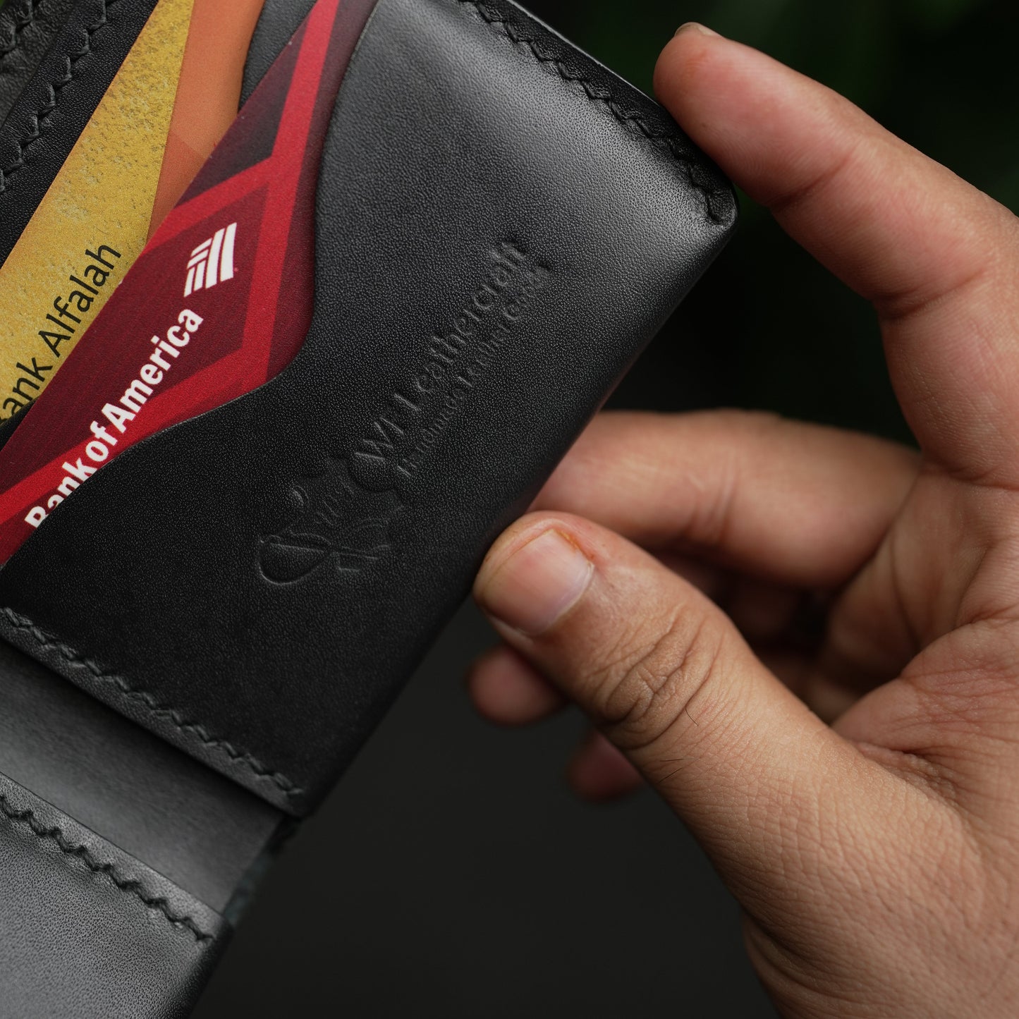 NO.81 Classic Bifold Luxury Leather Wallet – Black