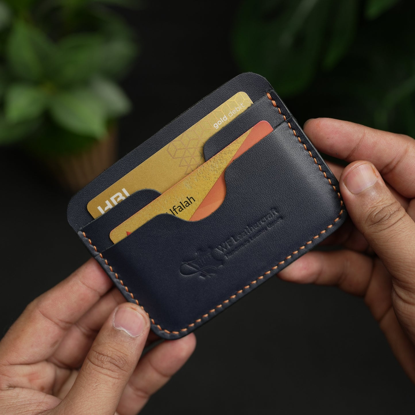 No. 118 Horizental Leather Cardholder