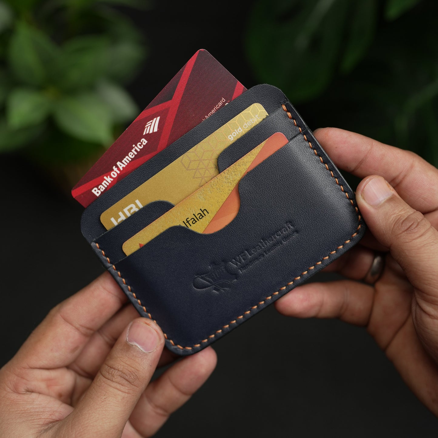 No. 118 Horizental Leather Cardholder