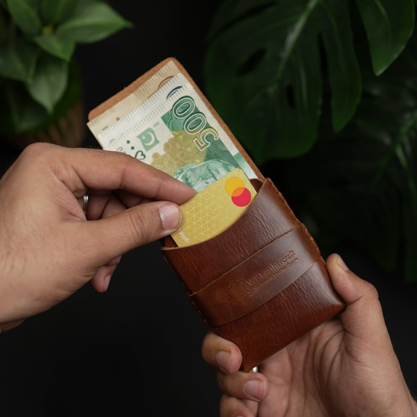 No. 101 All in one Card wallet Brown color