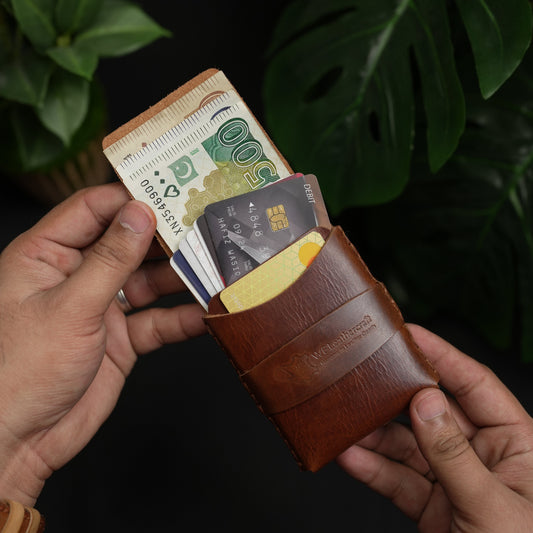 No. 101 All in one Card wallet Brown color