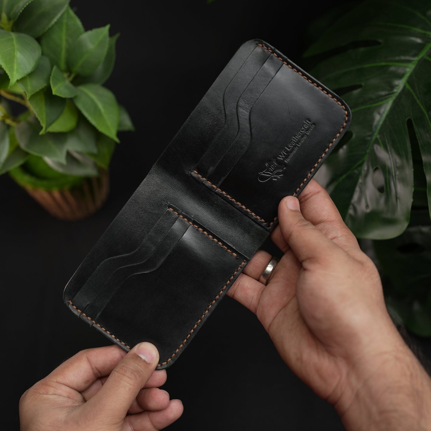 NO.55 PRO BIFOLD LEATEHR WALLET BLACK
