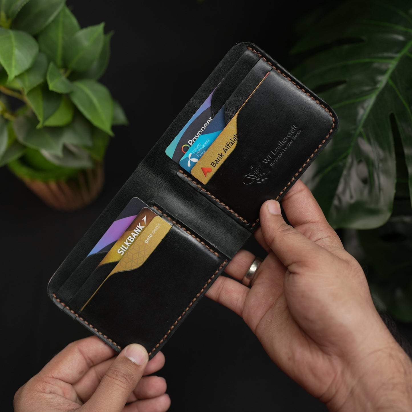 NO.55 PRO BIFOLD LEATEHR WALLET BLACK