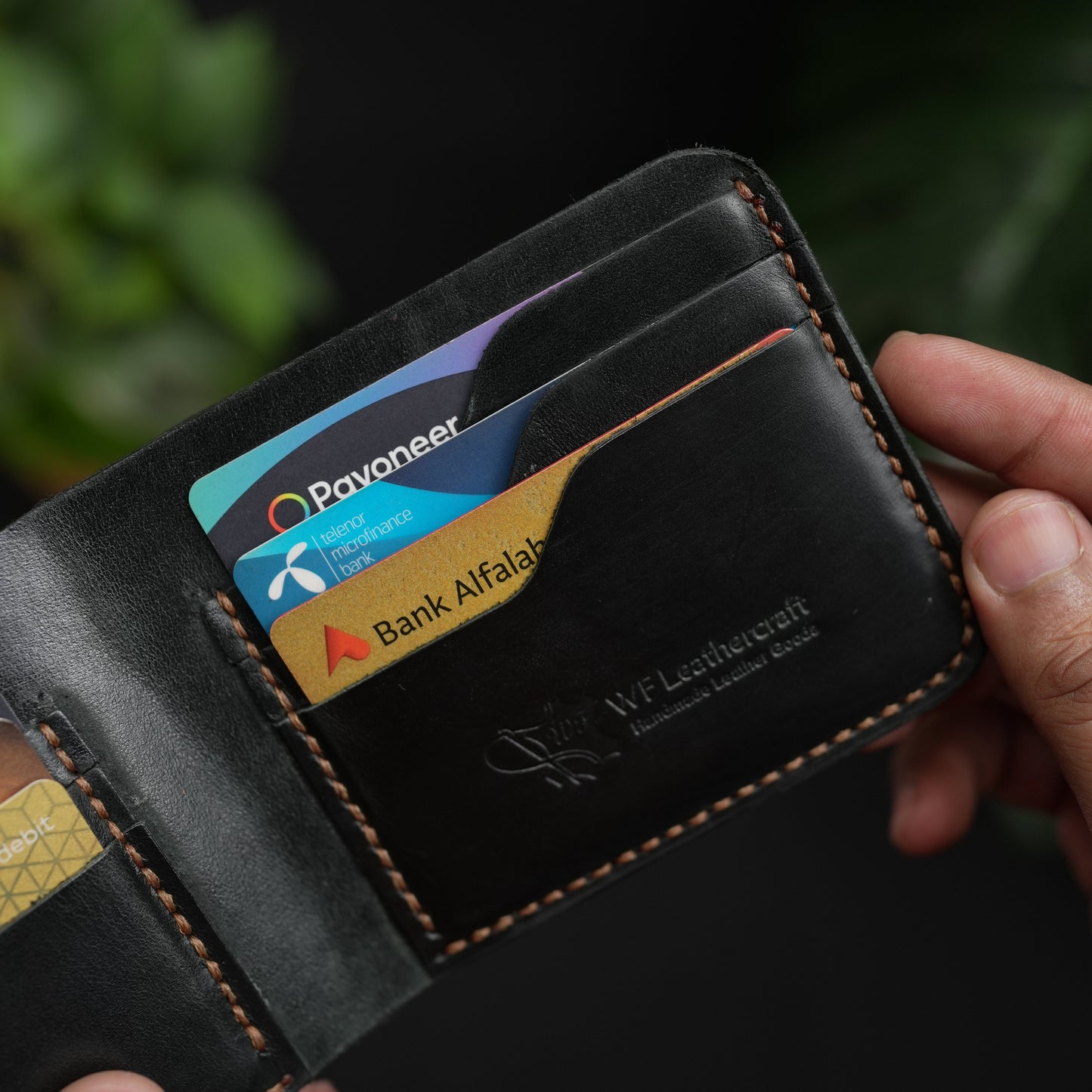 NO.55 PRO BIFOLD LEATEHR WALLET BLACK